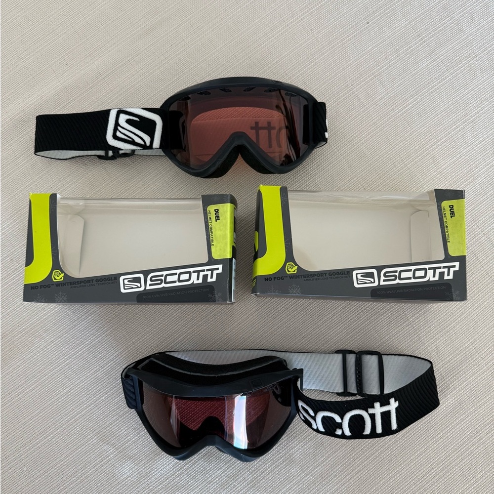 Scott Black and White Winter Sport Goggles